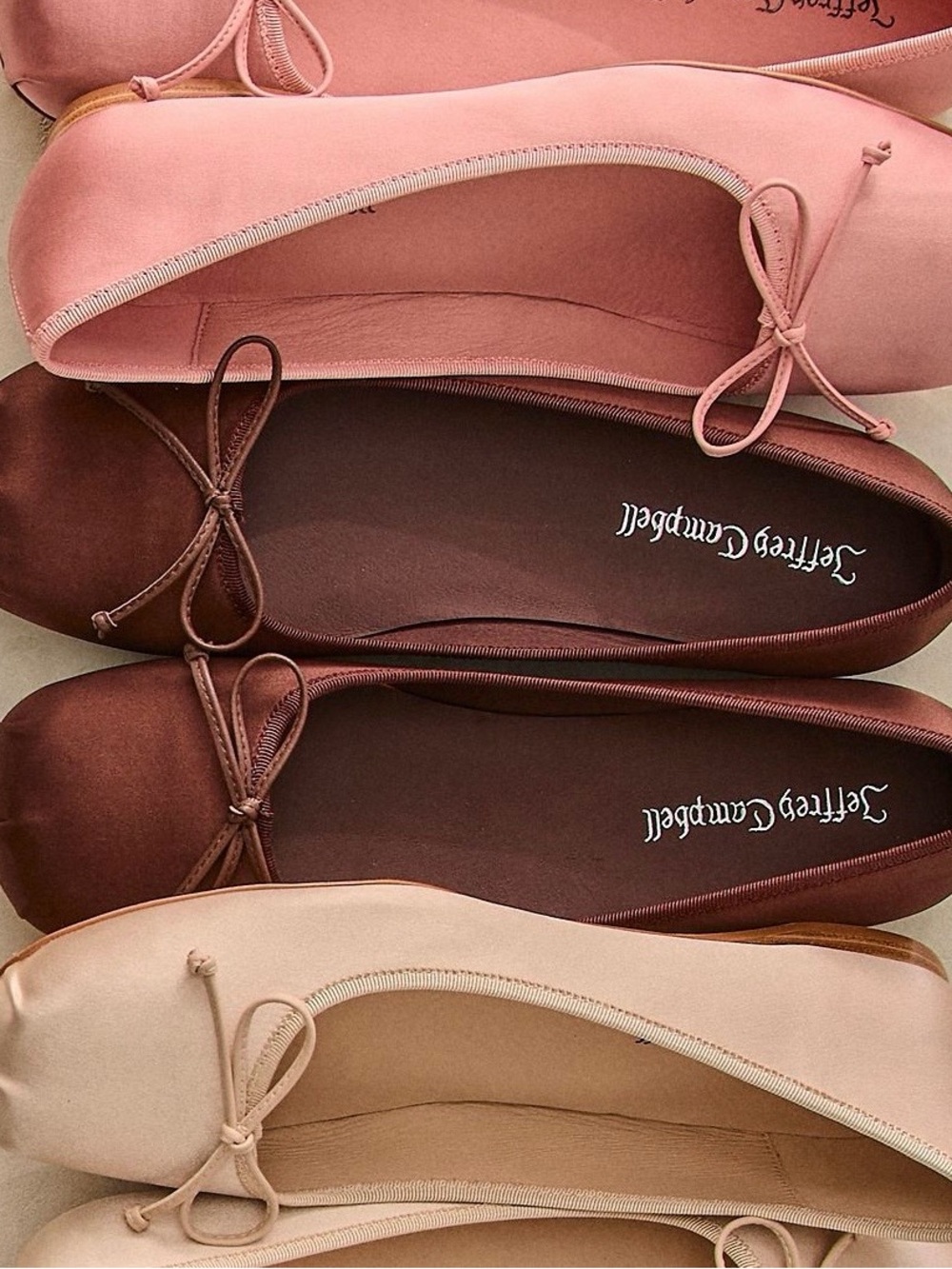Jeffrey Campbell Satin Aurora Flats